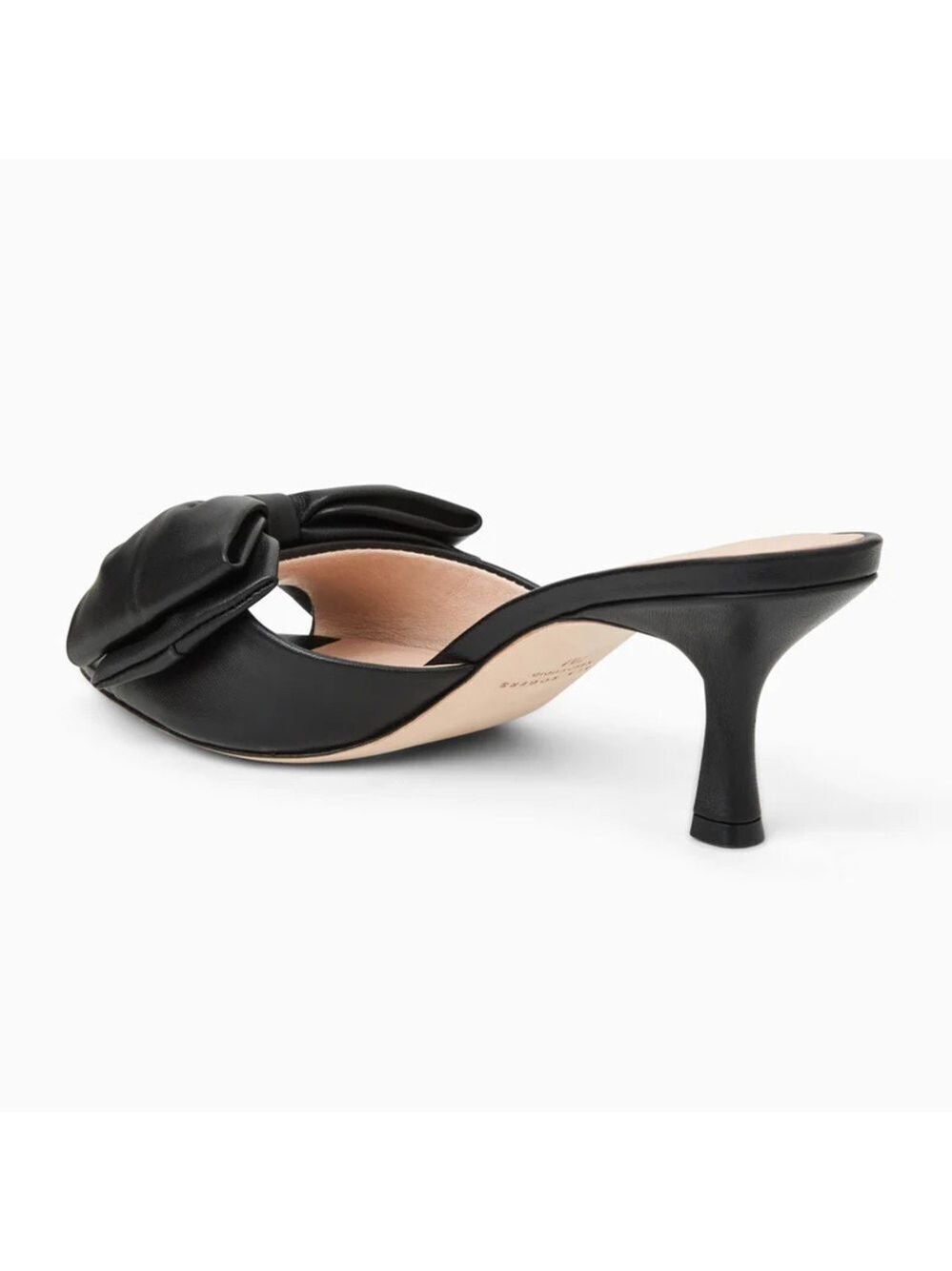 Jack Rogers-Lola Bow Mid Heel sandals black size 8 New in box. - Picture 3 of 16